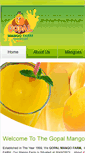 Mobile Screenshot of gopalmangofarm.com